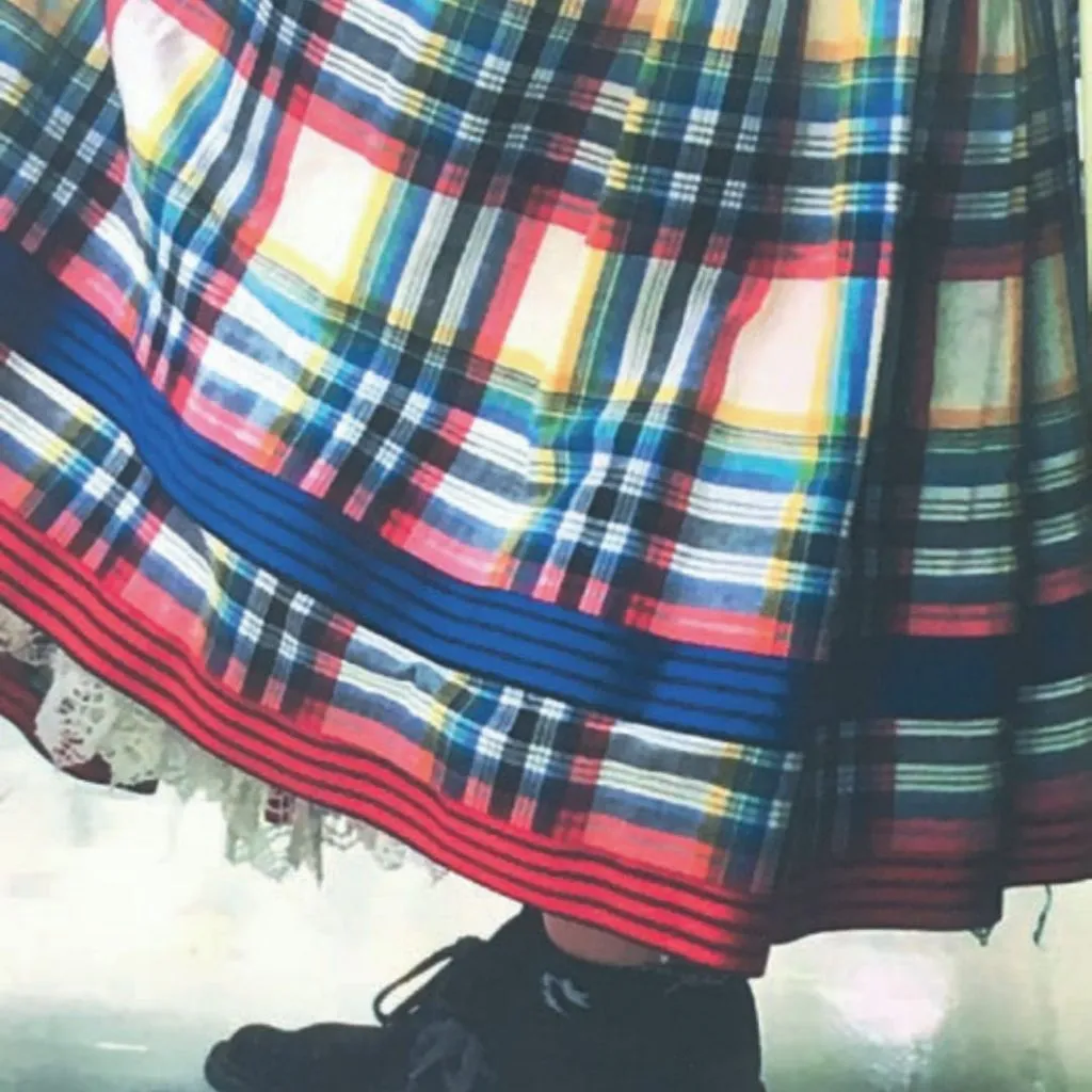 Joshua Ellis AW19 inspired by brightly coloured tartans