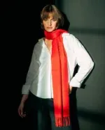 A modern expression of British heritage.

Woven in Yorkshire from the finest 100% lambswool, this latest scarf reflects over 250 years of craftsmanship and quiet refinement. The rich red tone brings a fresh perspective to a timeless block colour, while its soft handle and natural warmth make it an effortless companion through the season.

Equally at home layered over tailoring or relaxed knitwear, it is designed with versatility and enduring quality at its core.

#joshuaellis #lambswool #luxuryaccessories #britishcraftsmanship