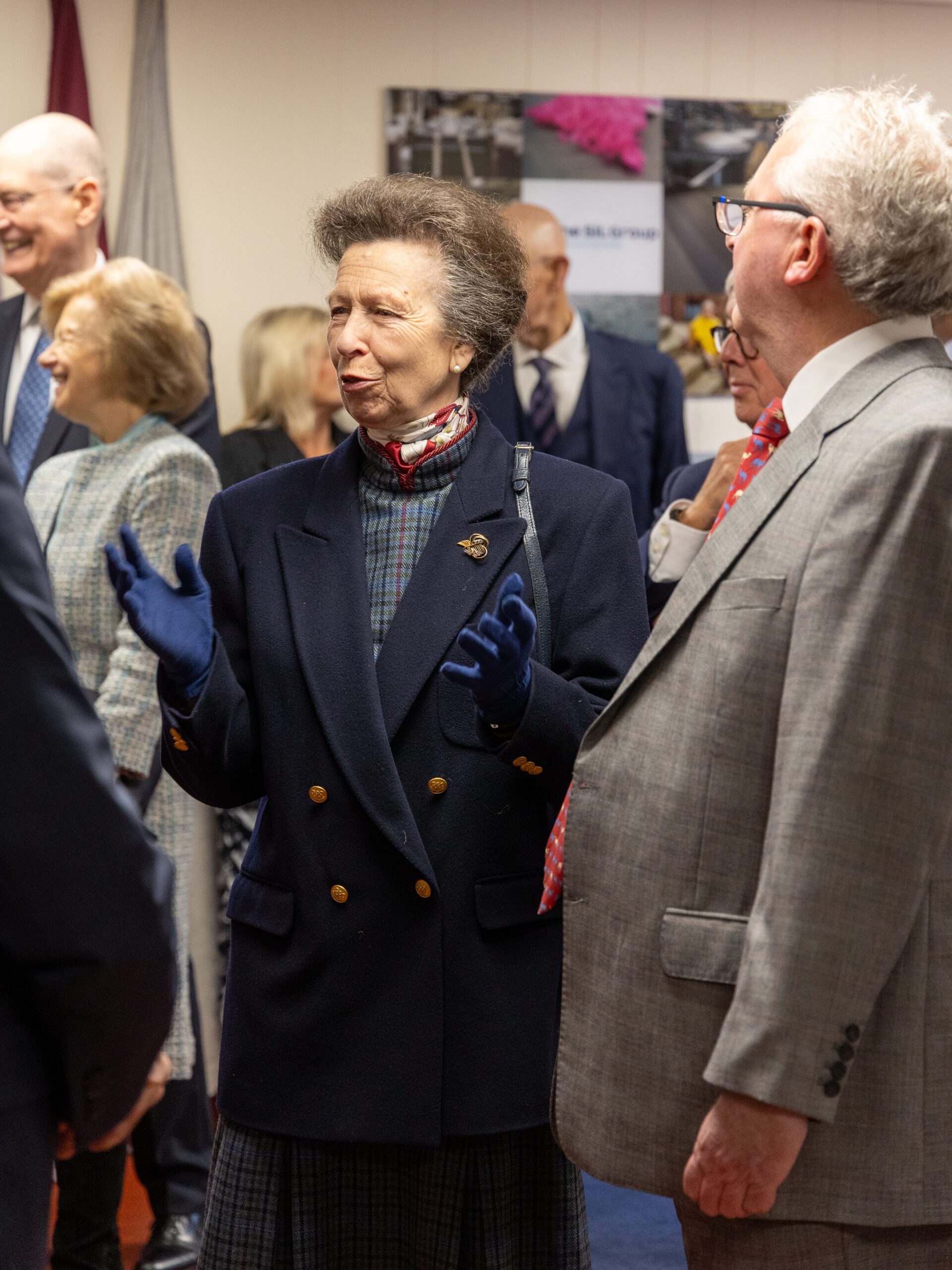 HRH The Princess Royal visits SIL Holdings Ltd in West Yorkshire